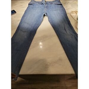 LRL Lauren Jeans Co. Womens Size 12 Dark‎ Wash Mid Rise Straight Leg 5 Pocket